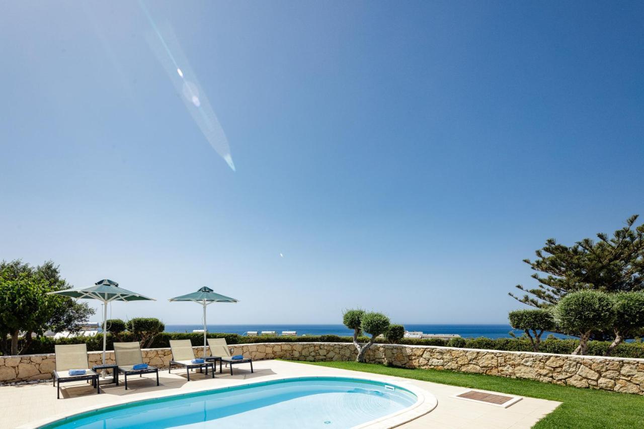 Stavromenos Villas - Private Pools & Seaview - 500M From Beach Екстер'єр фото