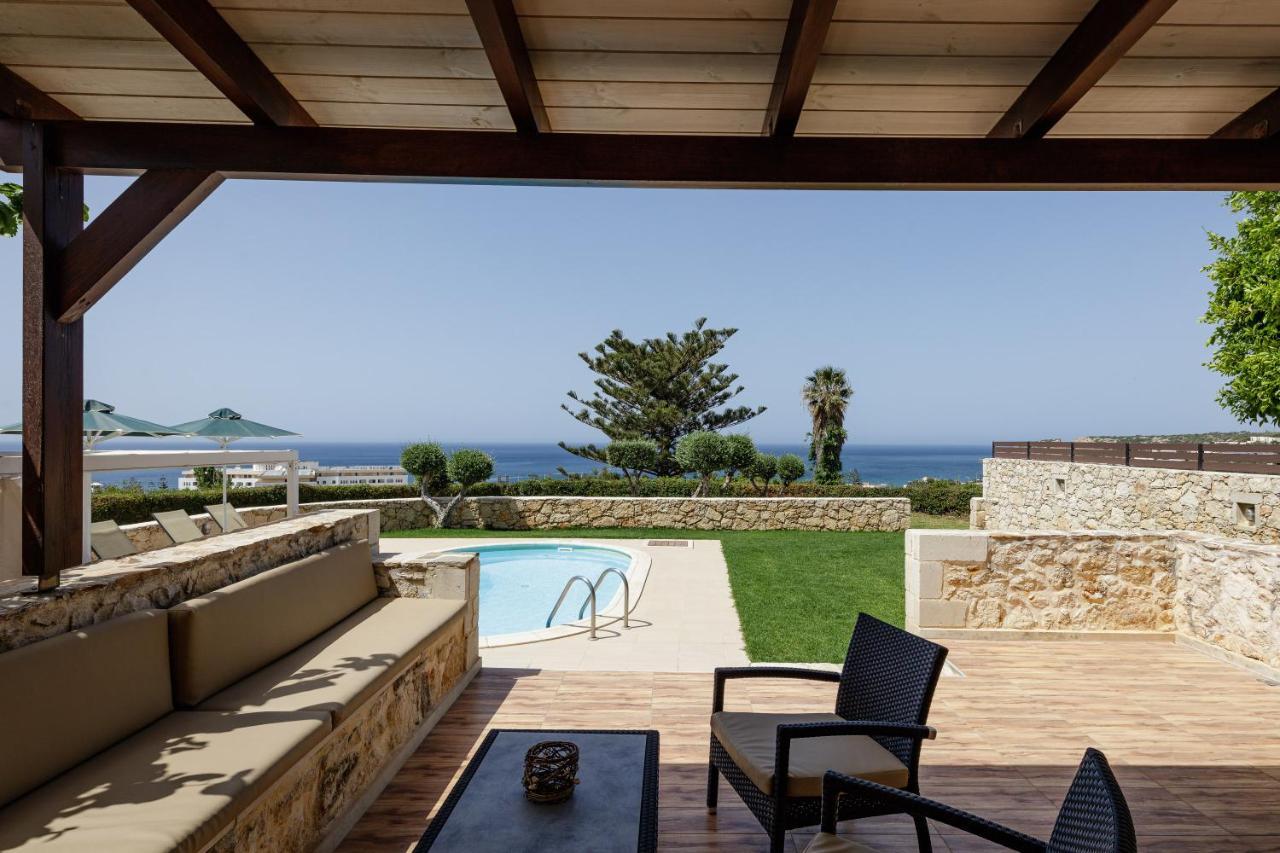 Stavromenos Villas - Private Pools & Seaview - 500M From Beach Екстер'єр фото